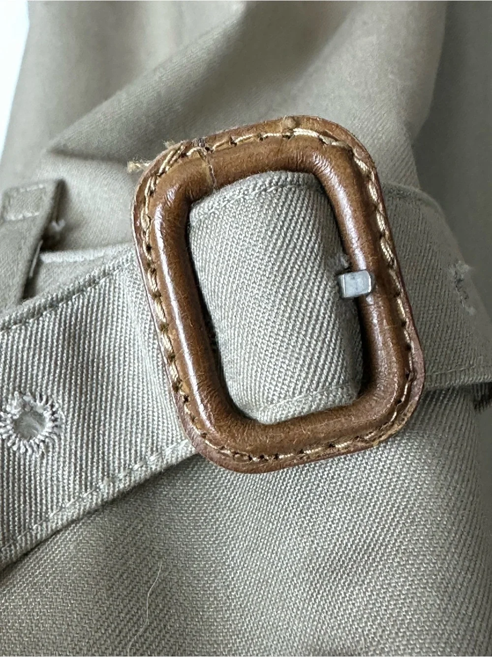 Vintage Burberry Trench Coat & Wool Lining Insert - Picture 8 of 12